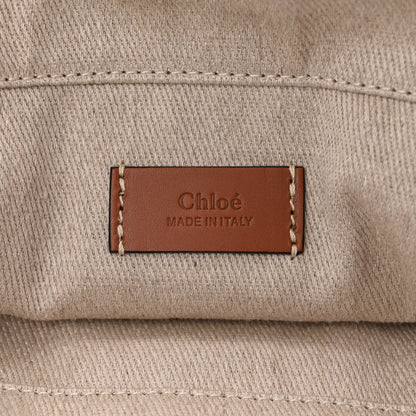 Chloe Calfskin Medium Kayan Basket Tote Bag Caramel 6 of 13