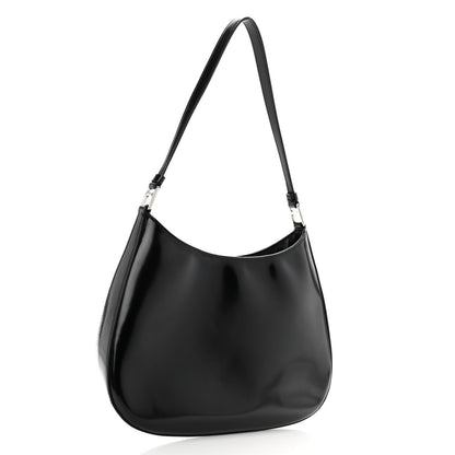 Prada Spazzolato Cleo Shoulder Bag Black 4 of 10