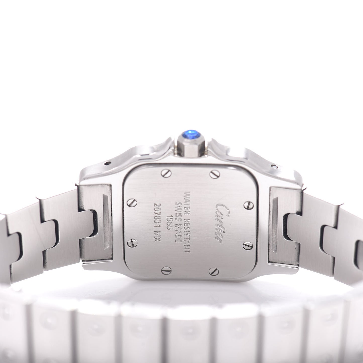 Stainless Steel 24mm Santos de Galbee Quartz Watch