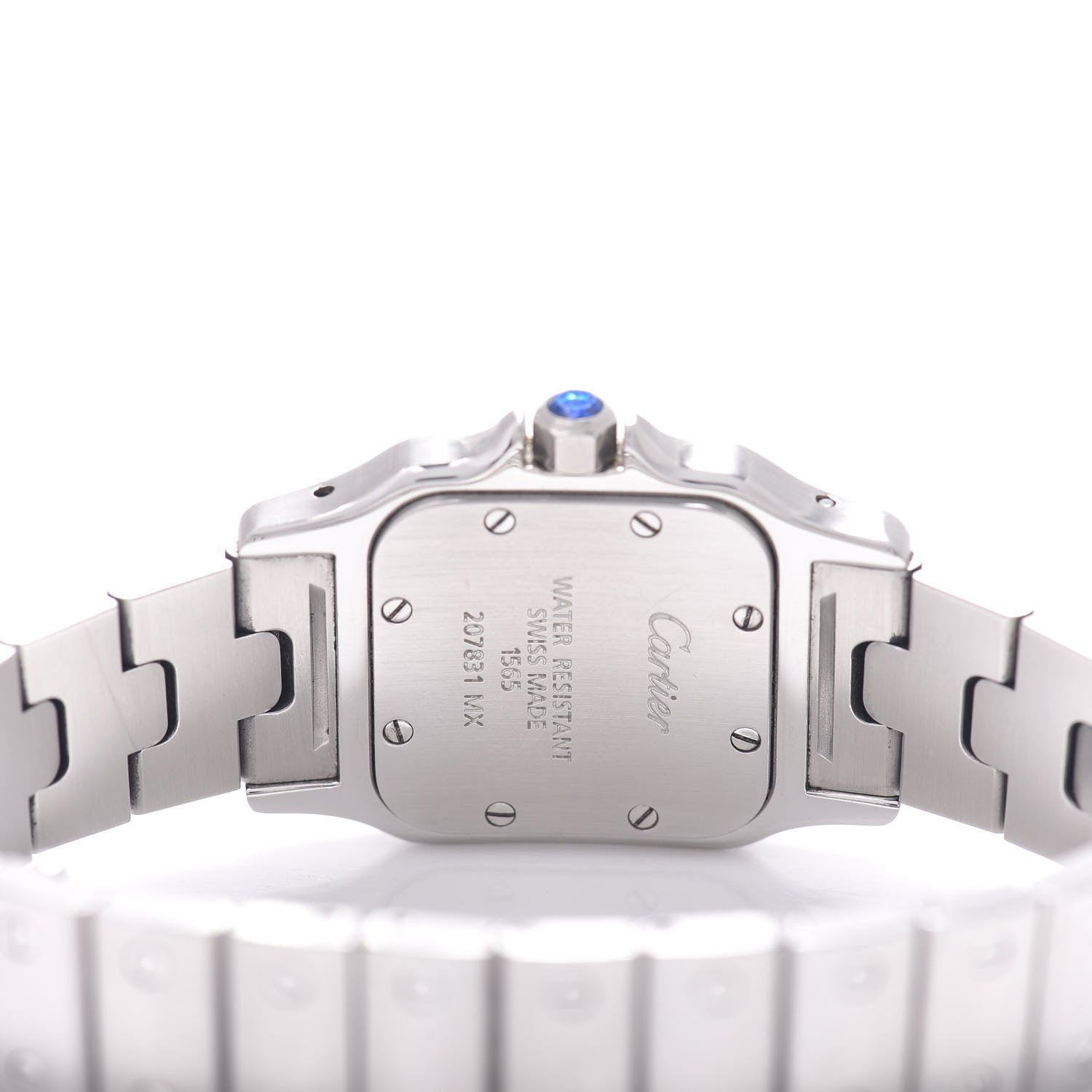 Cartier Stainless Steel 24mm Santos de Galbee Quartz Watch 4 of 4