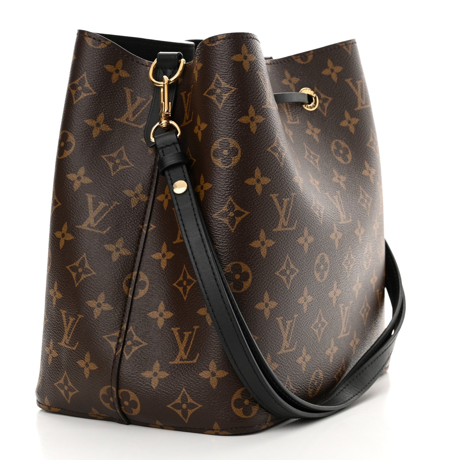 Louis Vuitton Monogram Neonoe MM Black 3 of 10