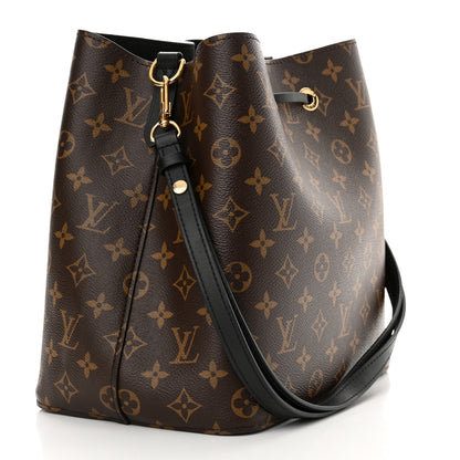 Louis Vuitton Monogram Neonoe MM Black 3 of 10