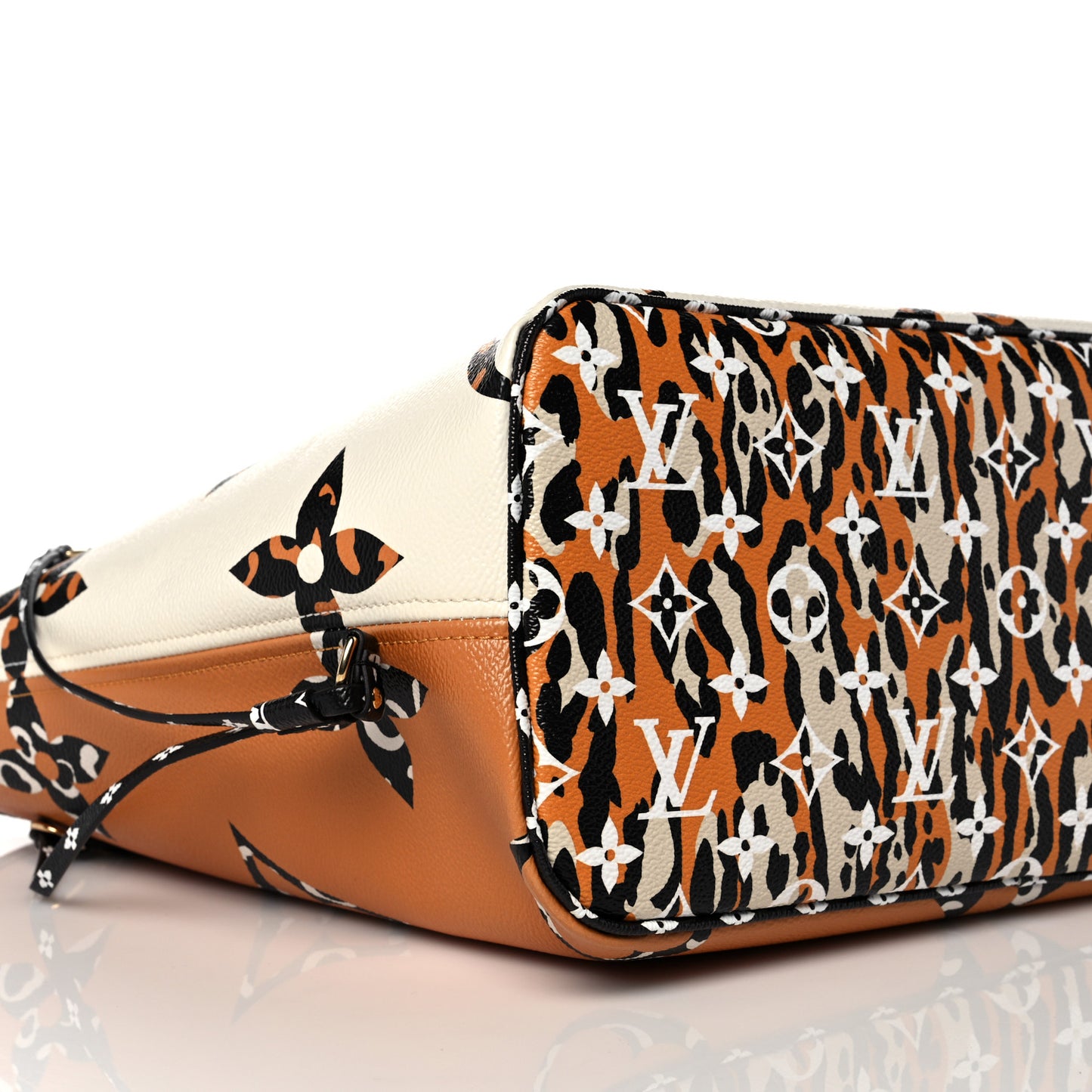Monogram Giant Jungle Neverfull MM Ivory