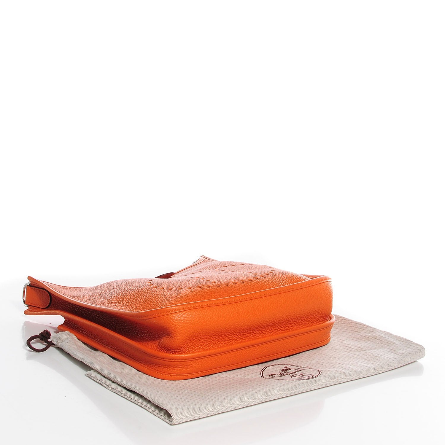 Hermes Taurillon Clemence Evelyne III PM Orange 4 of 16