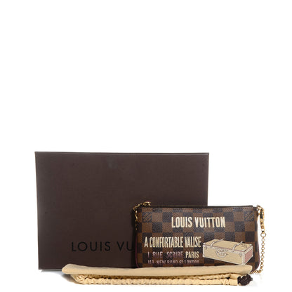 Louis Vuitton Damier Ebene Trunk Pochette Milla MM 8 of 8