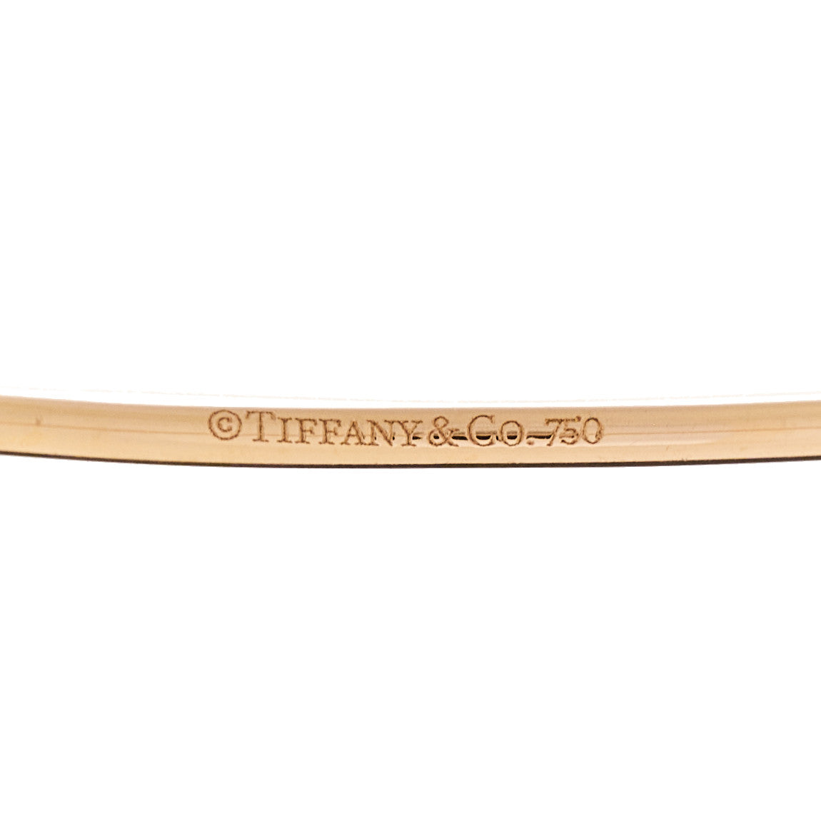 18K Rose Gold 2mm Bangle Bracelet