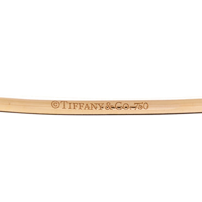 Tiffany 18K Rose Gold 2mm Bangle Bracelet 3 of 3