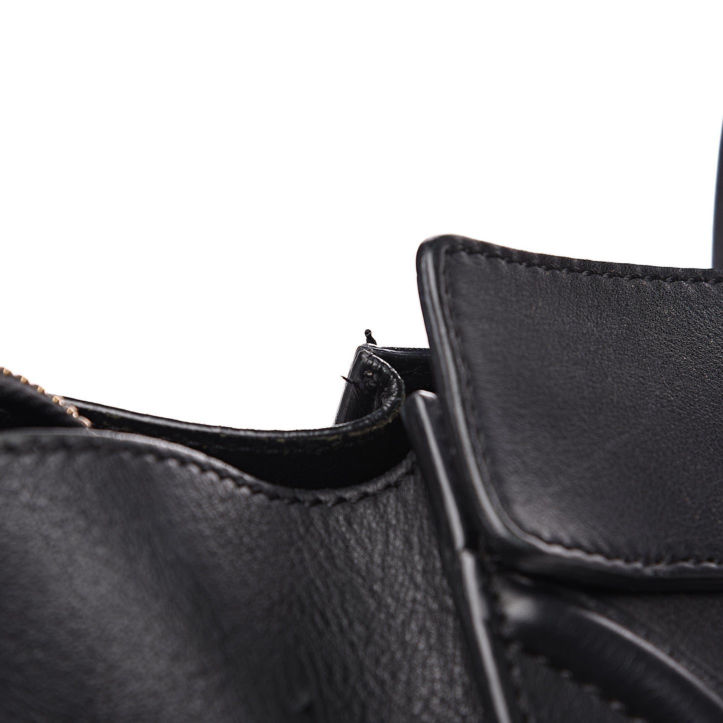 Smooth Calfskin Mini Luggage Black