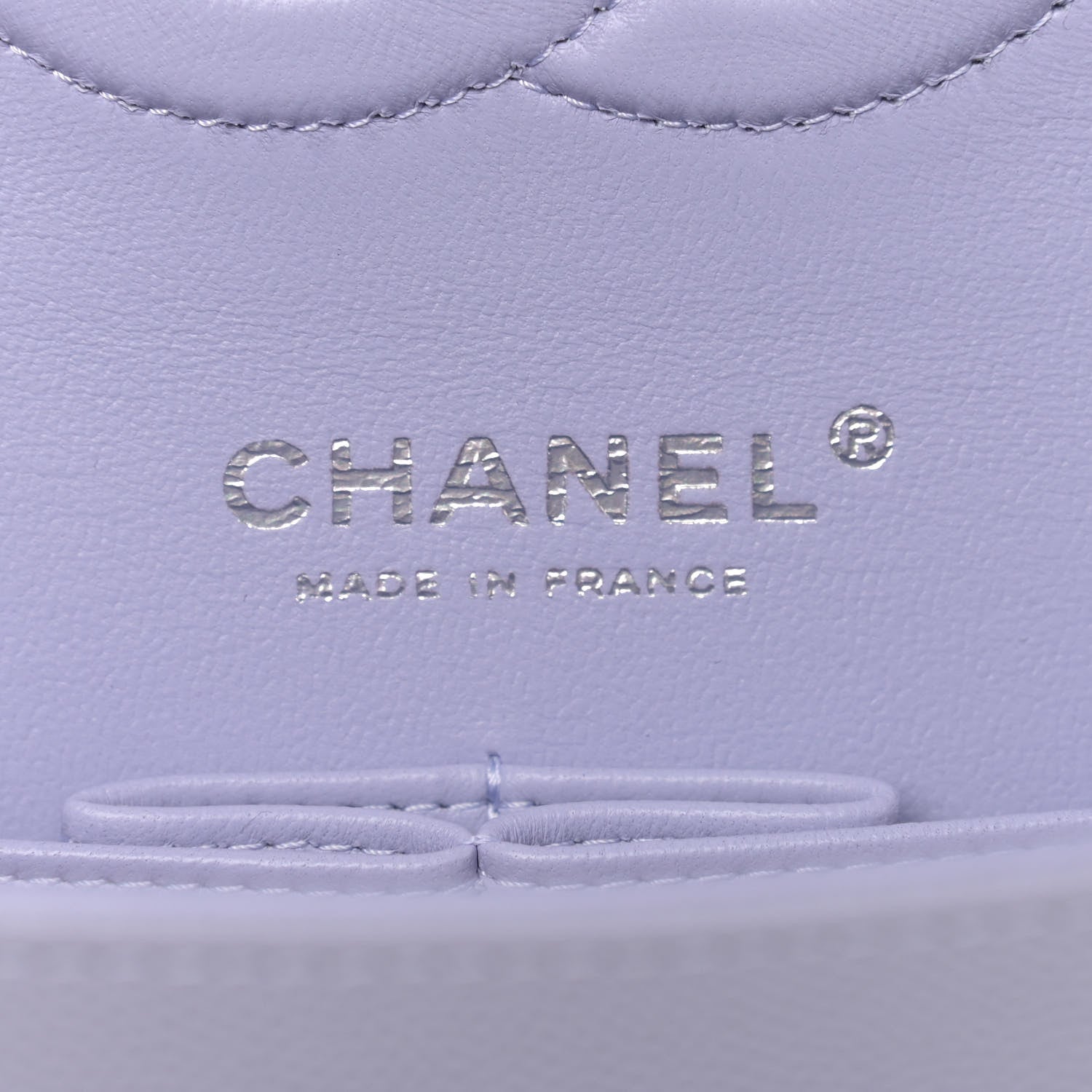 Chanel Caviar Quilted Medium Double Flap Light Purple 6 of 9