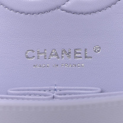 Chanel Caviar Quilted Medium Double Flap Light Purple 6 of 9