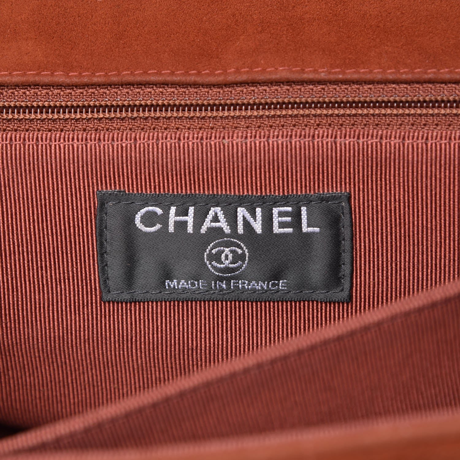 Chanel Suede Square Quilted Medium Mademoiselle Flap Orange 6 of 14