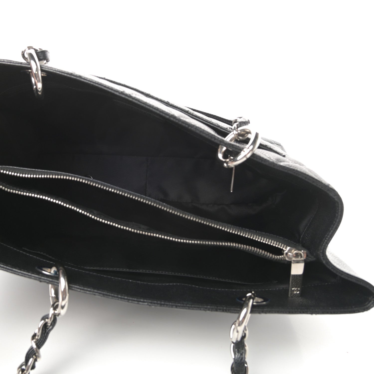 Chanel Caviar Quilted Grand Shopping Tote GST Black 5 of 13