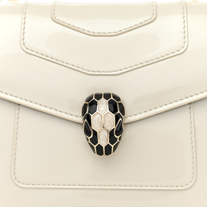 Bulgari Patent Serpenti Forever Top Handle White 8 of 12