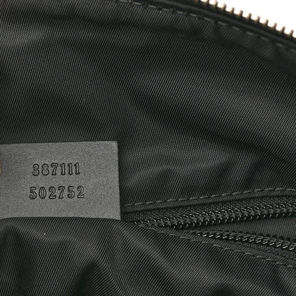 Gucci GG Supreme Monogram Web Messenger Bag Black 6 of 9