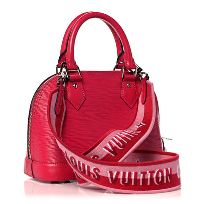 Louis Vuitton Epi Jacquard Alma BB Rose Pondicherry 2 of 11