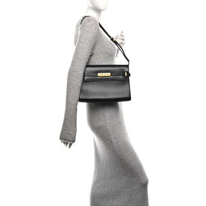Saint Laurent Smooth Calfskin Manhattan Shoulder Bag Black 2 of 9