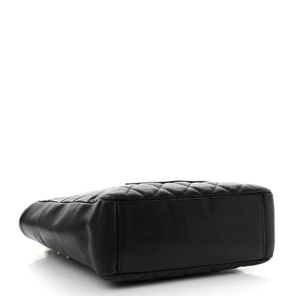 Chanel Caviar Quilted Petit Shopping Tote PST Black 4 of 13