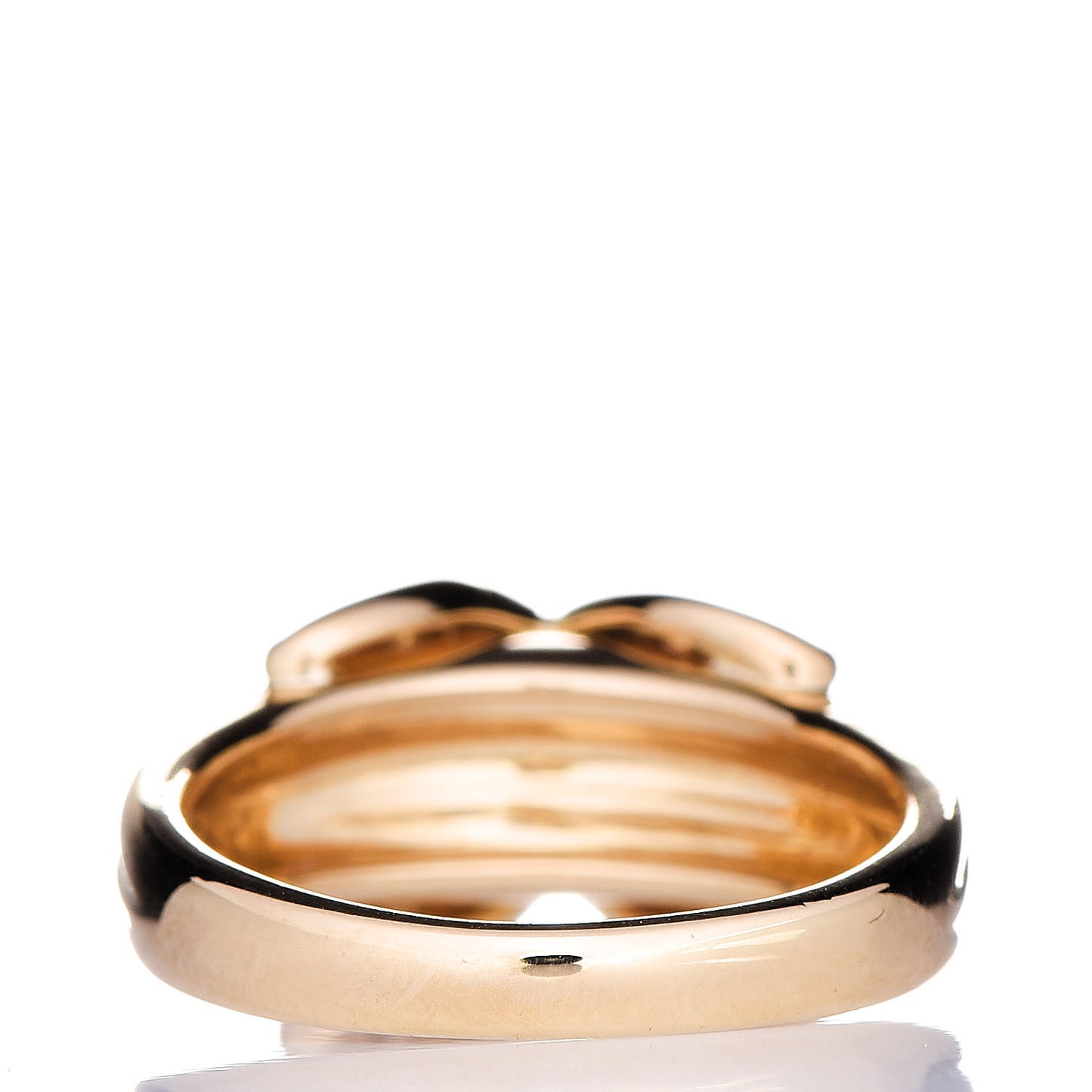 18K Yellow Gold Diamond Signature X Ring 50 5.25