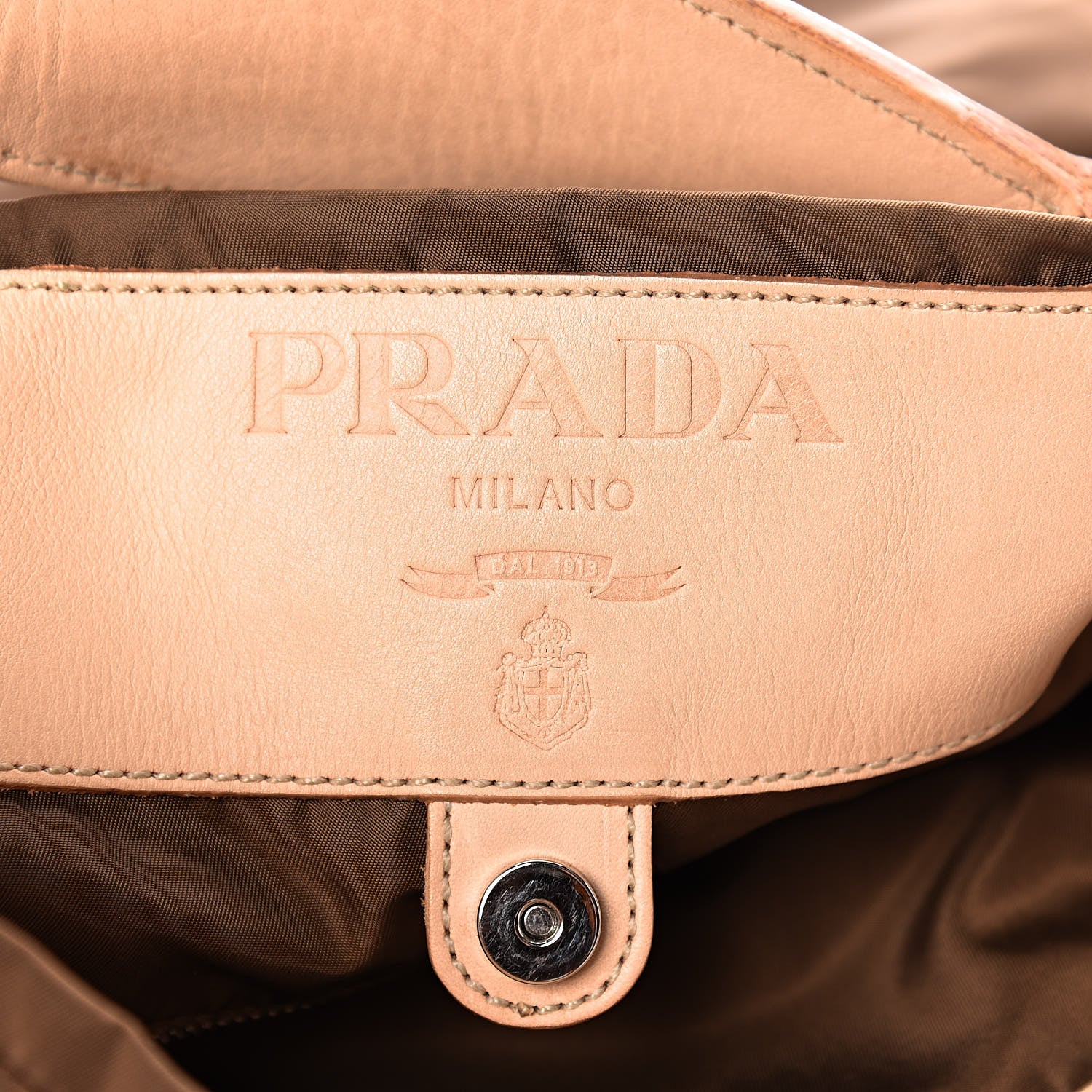 Prada Tessuto Nylon Jacquard Logo Hobo Bruciato 6 of 14
