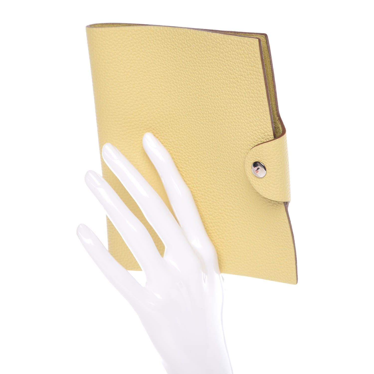 Hermes Togo Ulysse PM Agenda Cover Jaune Poussin 2 of 9