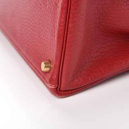 Hermes Taurillon Clemence Retourne Kelly 32 Rouge 41 of 41