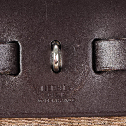 Hermes Vache Hunter Toile Herbag Zip 31 PM Etoupe Ebene 10 of 13