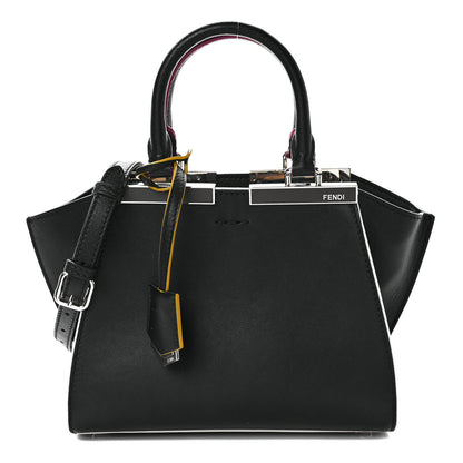 Fendi Vitello Dolce Mini 3Jours Tote Black 1 of 9
