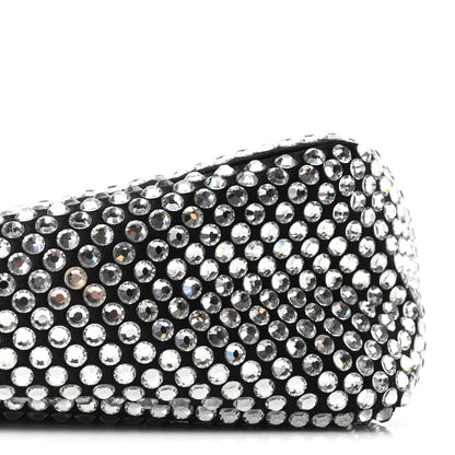 Prada Satin Crystal Triangle Pouch Cristal 9 of 11
