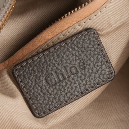 Chloe Calfskin Perforated Medium Paraty Grey 6 of 7