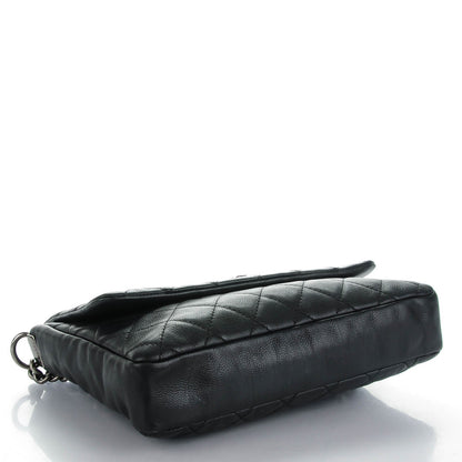 Chanel Calfskin Quilted Couture Messenger Black 4 of 7