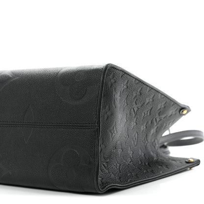 Louis Vuitton Empreinte Monogram Giant Onthego MM Black 17 of 19