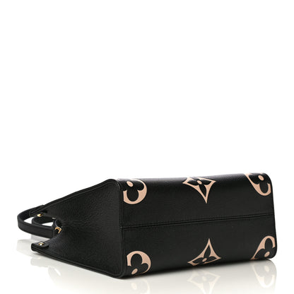 Louis Vuitton Empreinte Monogram Giant Onthego PM Black Beige 4 of 9