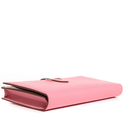 Hermes Epsom Bearn Gusset Wallet Rose Confetti 4 of 14