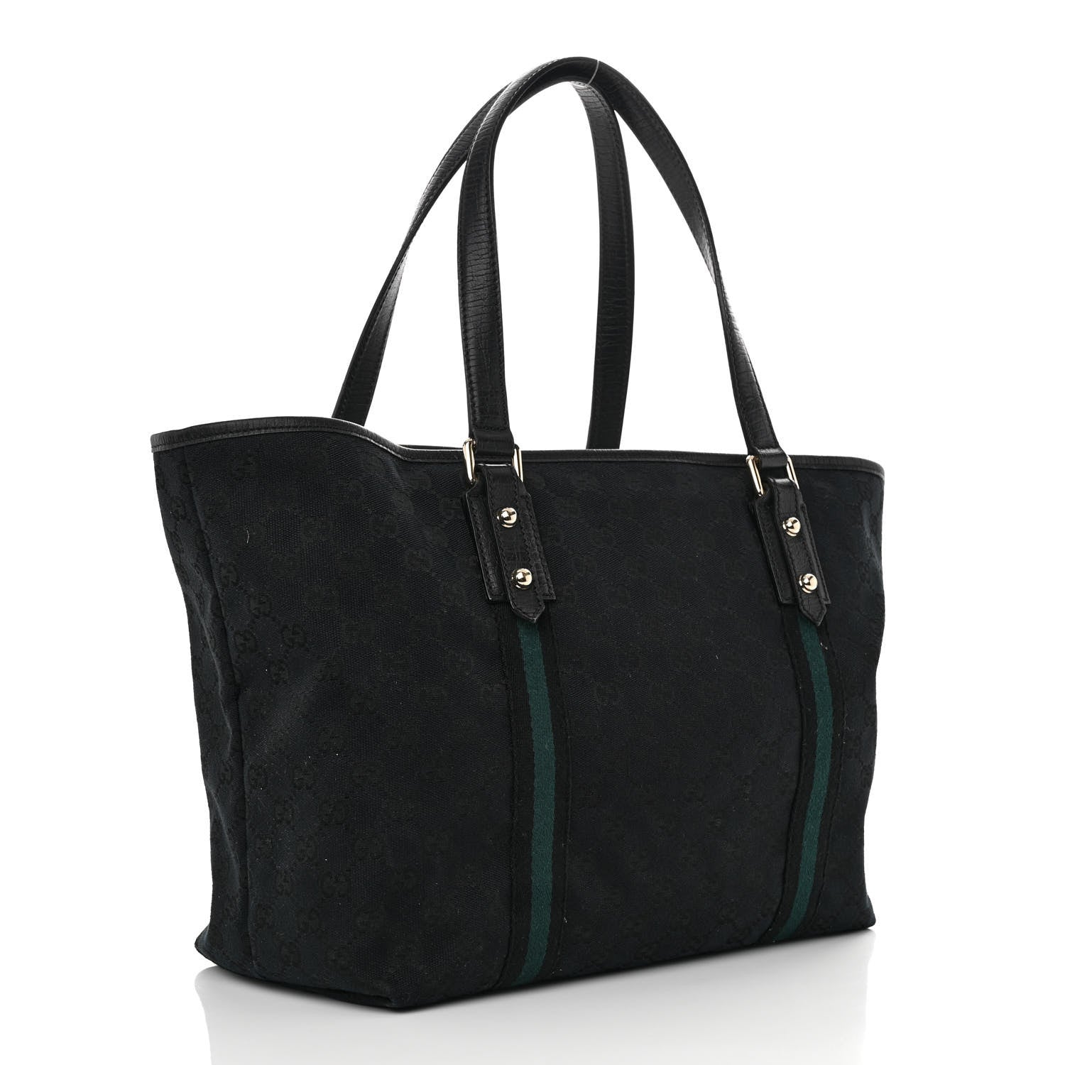Gucci Monogram Large Jolicoeur Tote Black 3 of 10
