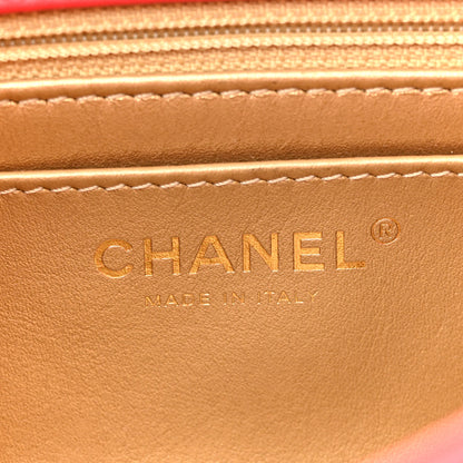 Chanel Lambskin Quilted Mini Pearl Crush Flap Red 6 of 11