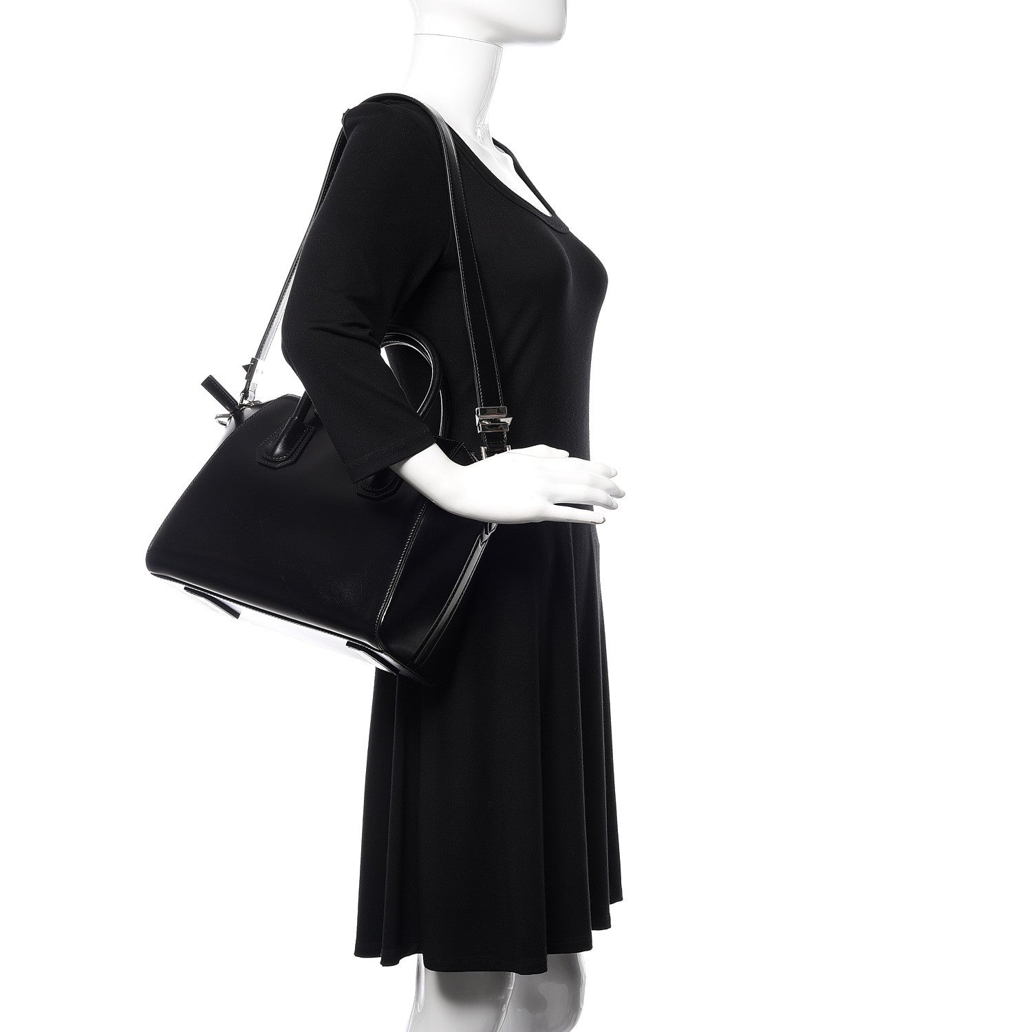 Givenchy Shiny Lord Calfskin Small Antigona Black 2 of 10