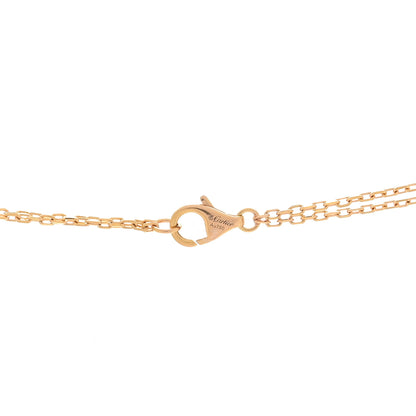 Cartier 18K Pink Gold 2 Diamond LOVE Necklace 3 of 3