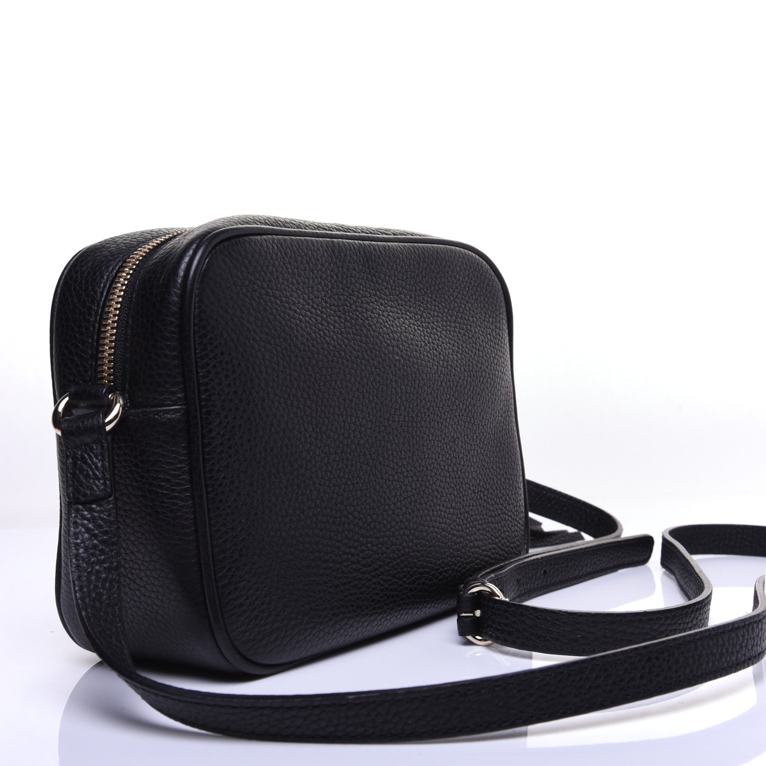 Gucci Pebbled Calfskin Small Soho Disco Bag Black 3 of 11
