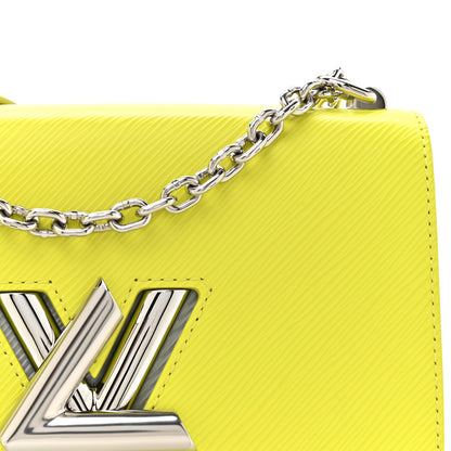 Louis Vuitton Epi Twist Shoulder Bag MM Purple Yellow Grey 8 of 11