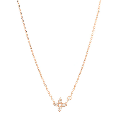 Louis Vuitton 18K Pink Gold Diamond Idylle Blossom Pendant Necklace 1 of 6