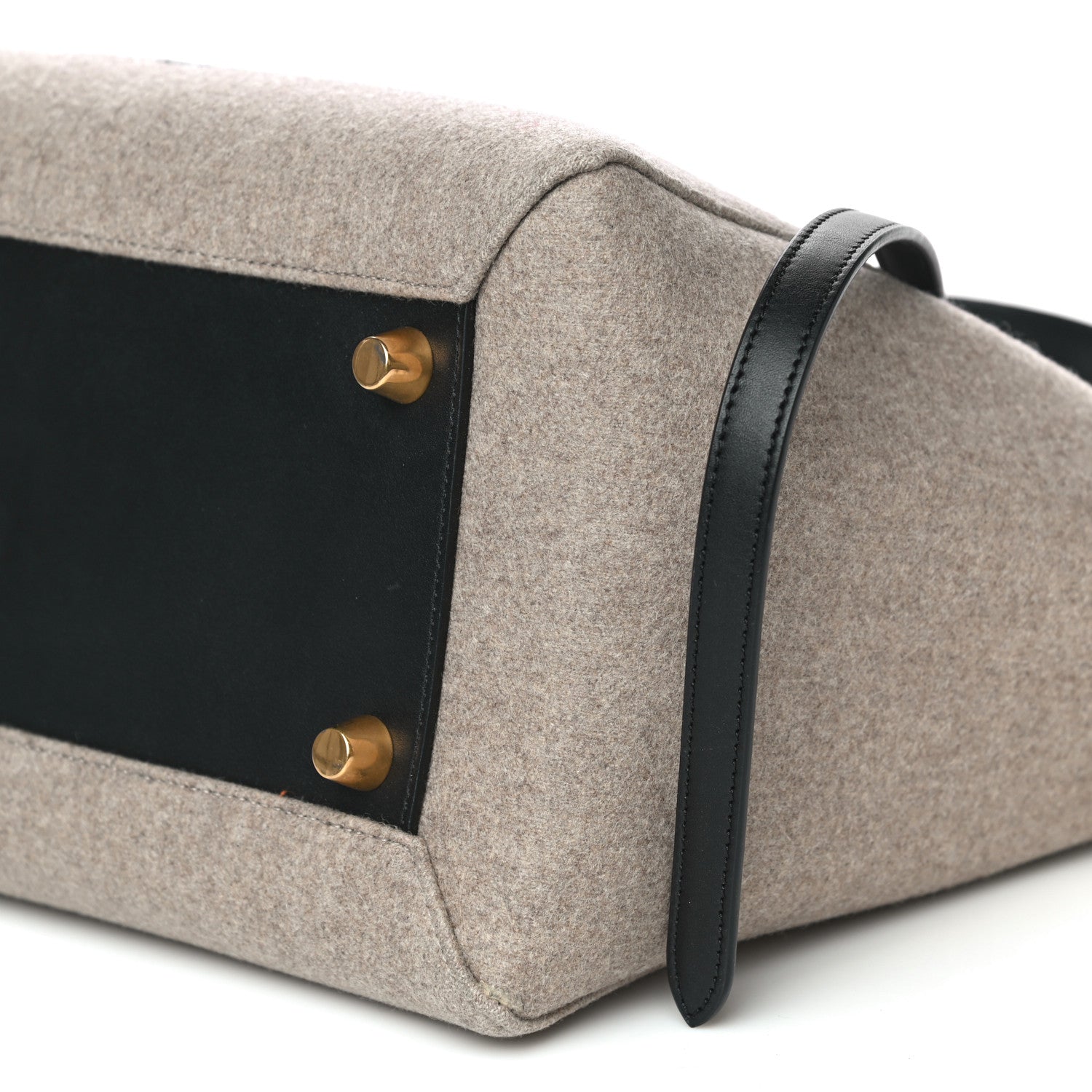 Celine Felt Smooth Calfskin Mini Belt Bag Beige 10 of 31