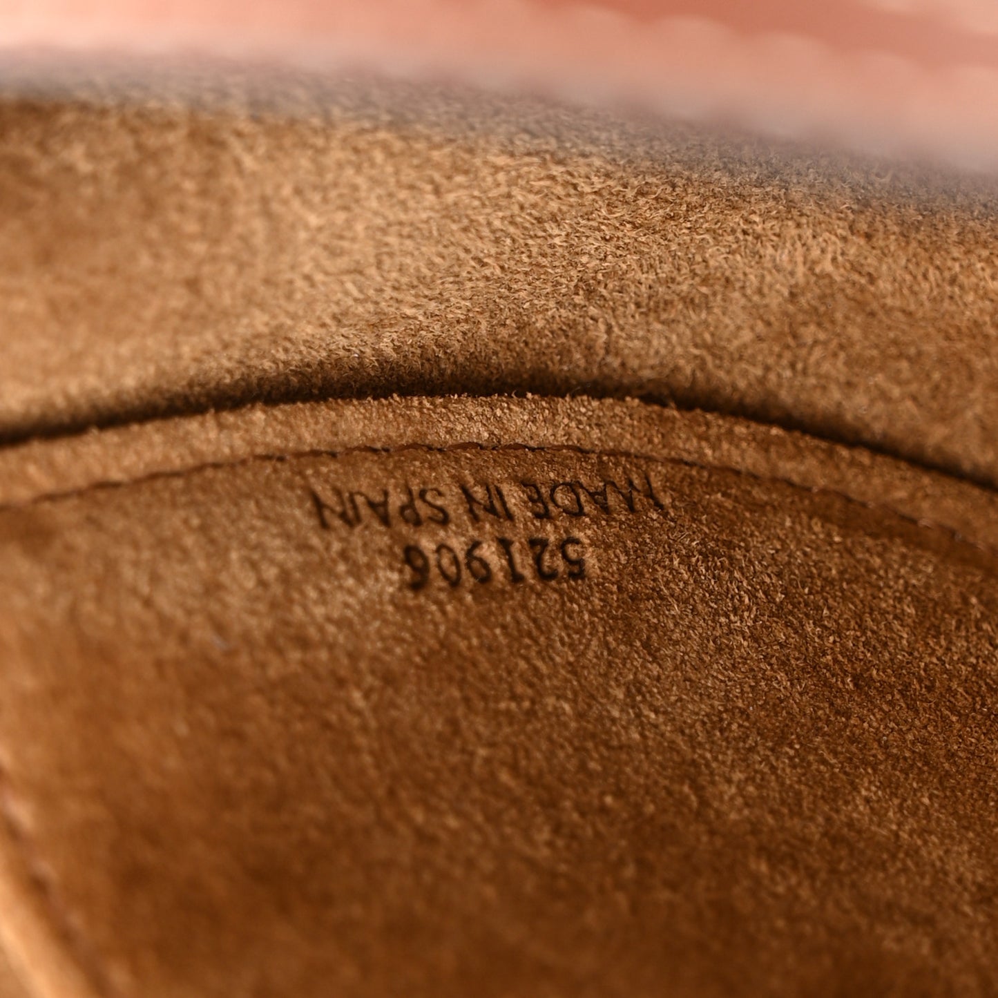 Grained Calfskin Mini Gate Crossbody Bag Caramel Pecan