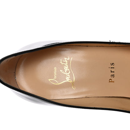 Christian Louboutin Patent Decollete 554 100 Pumps 35.5 Black 7 of 14