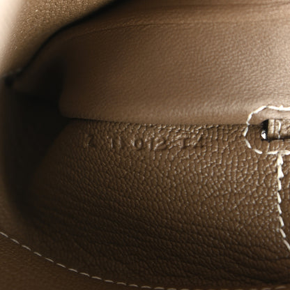 Hermes Chevre Mysore Kelly To Go Wallet Etoupe 5 of 10