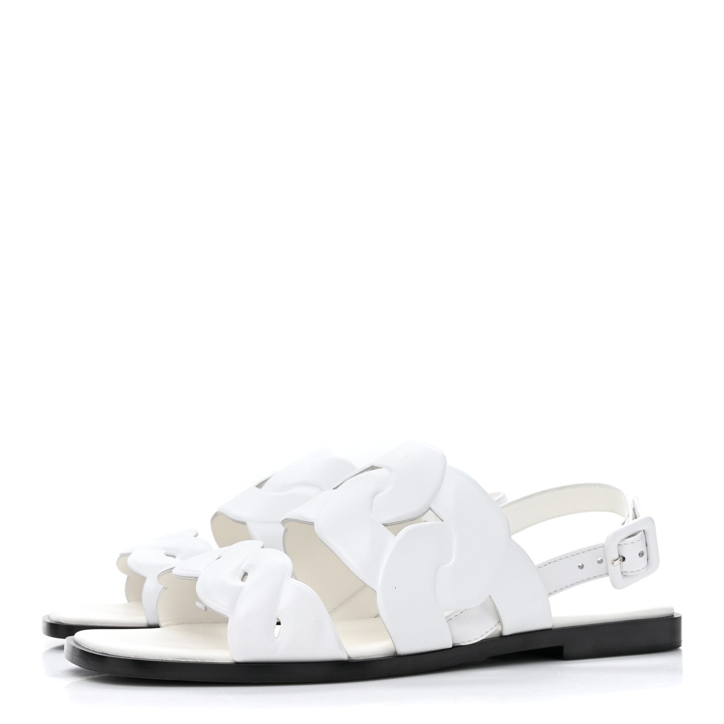Nappa Womens Grace Sandals 36.5 White