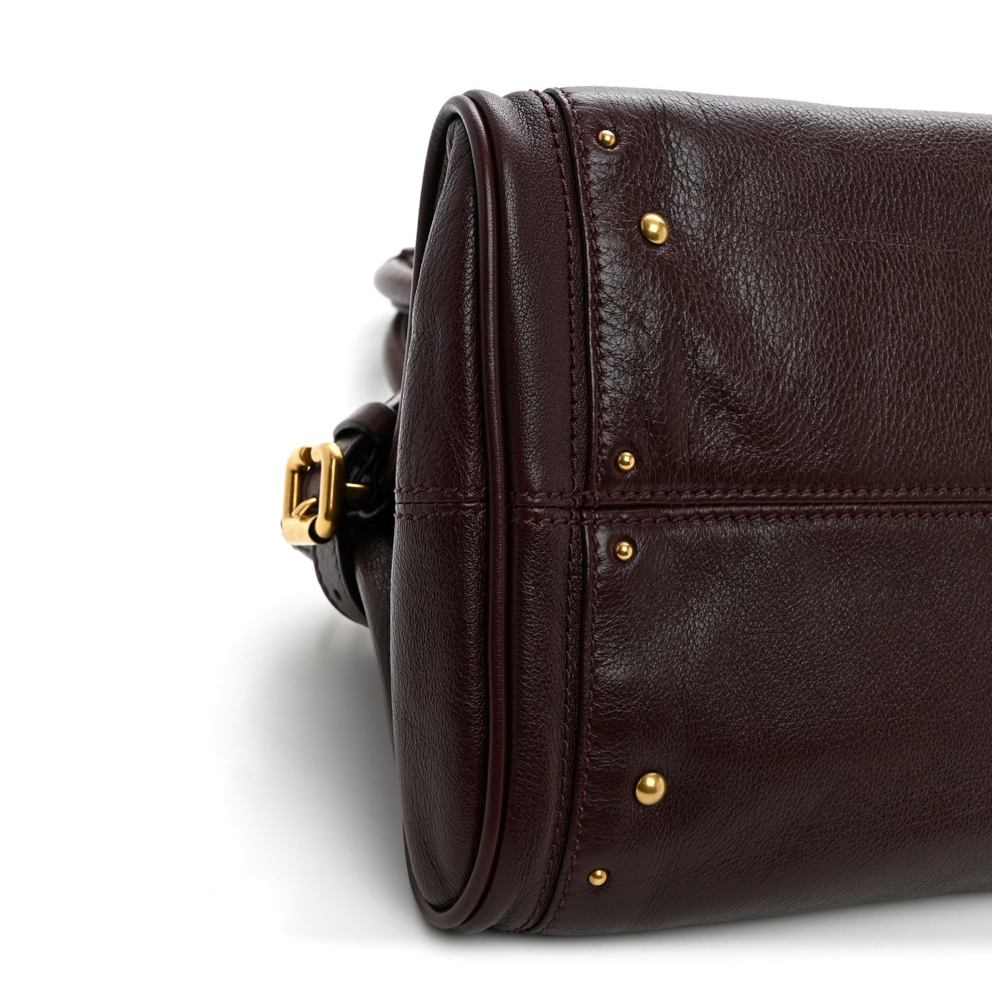 Calfskin Medium Paddington Satchel Grenat