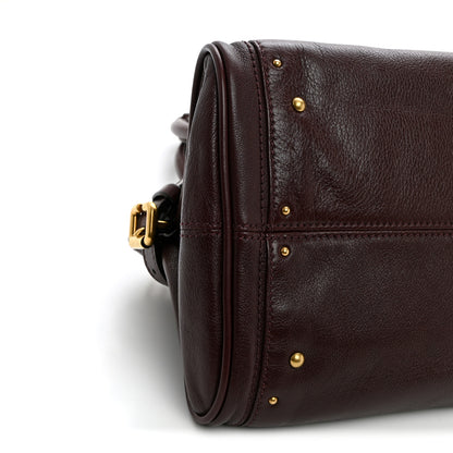 Chloe Calfskin Medium Paddington Satchel Grenat 8 of 9