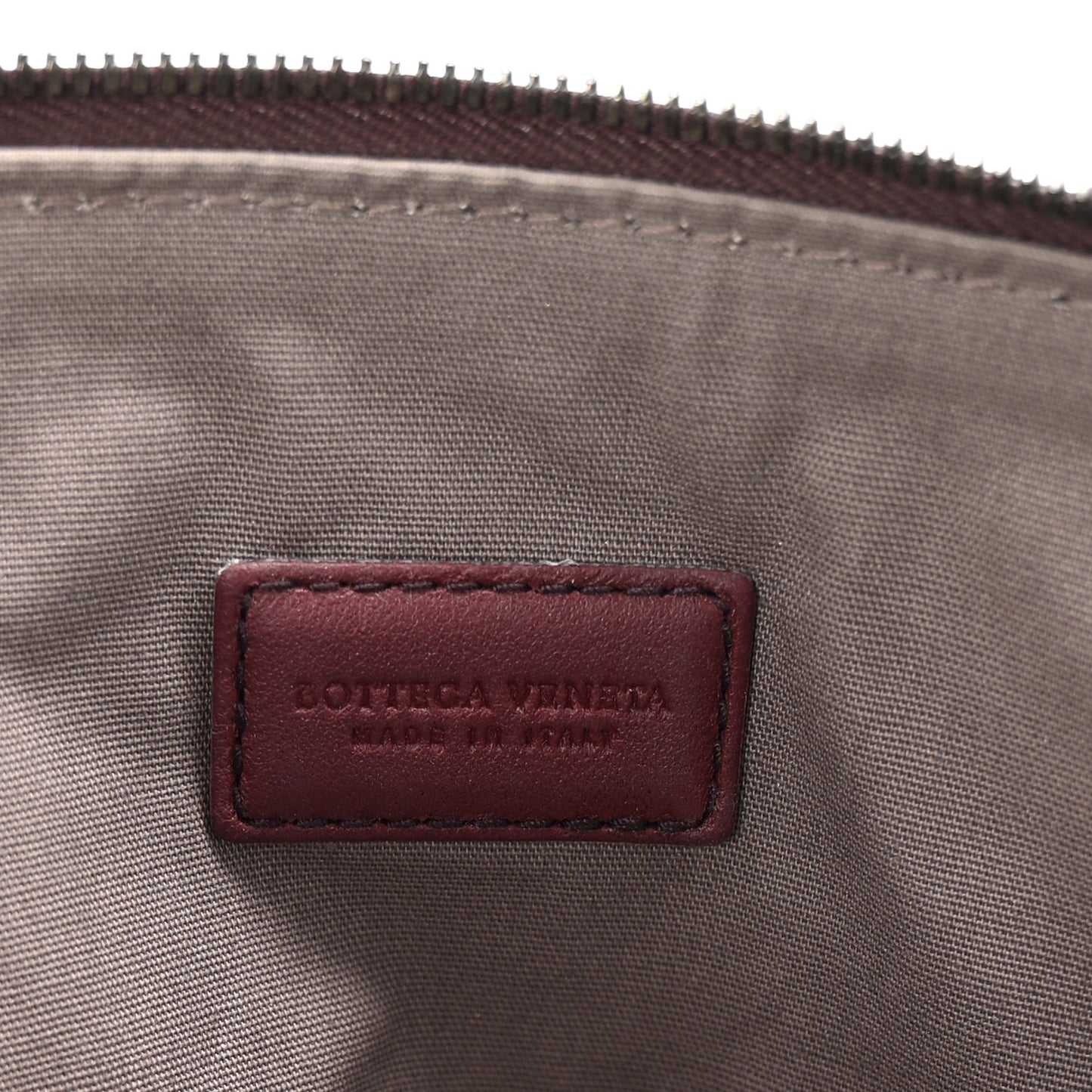 Nappa Intrecciato Cosmetic Case Barolo