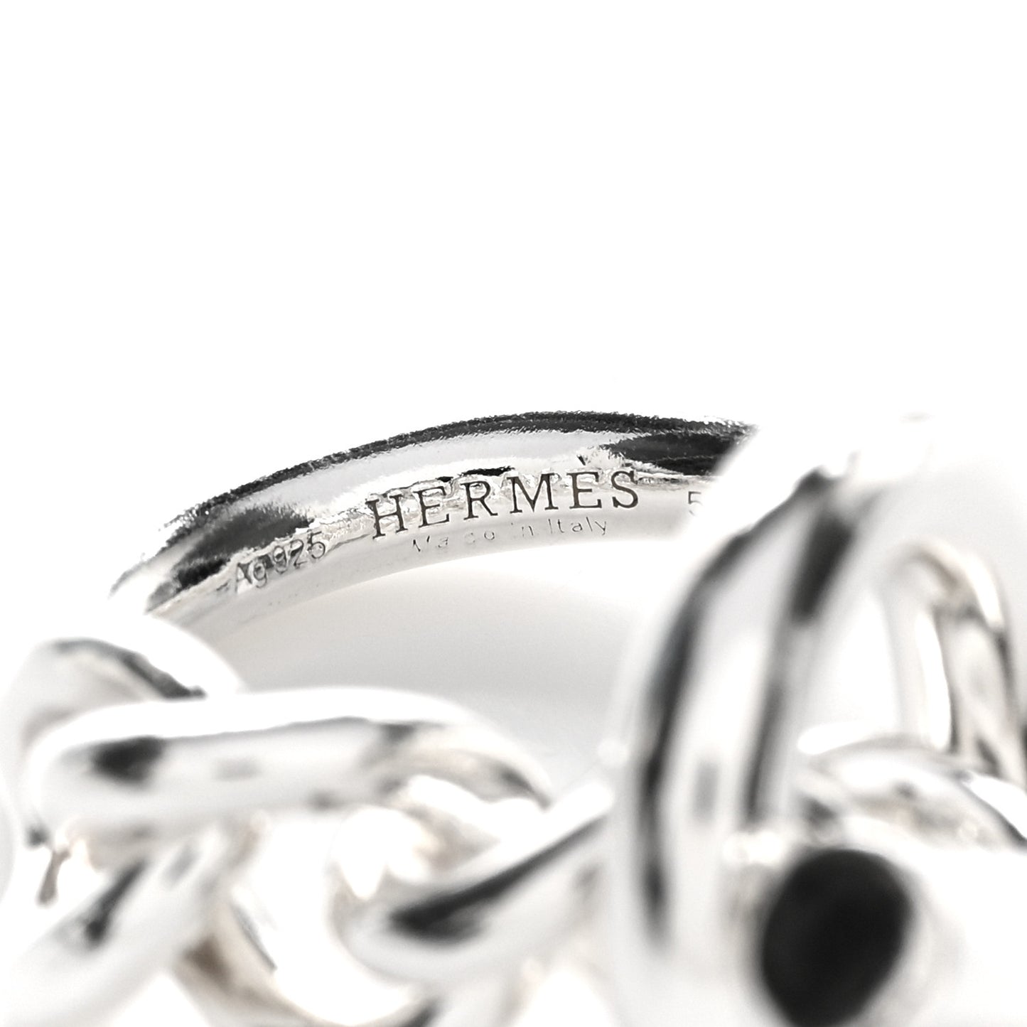 Sterling Silver GM Croisette Ring 50 5.25
