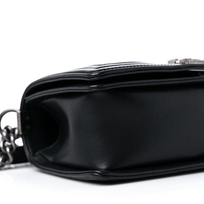 Chanel Calfskin Quilted Medium Boy Flap Black 8 of 10